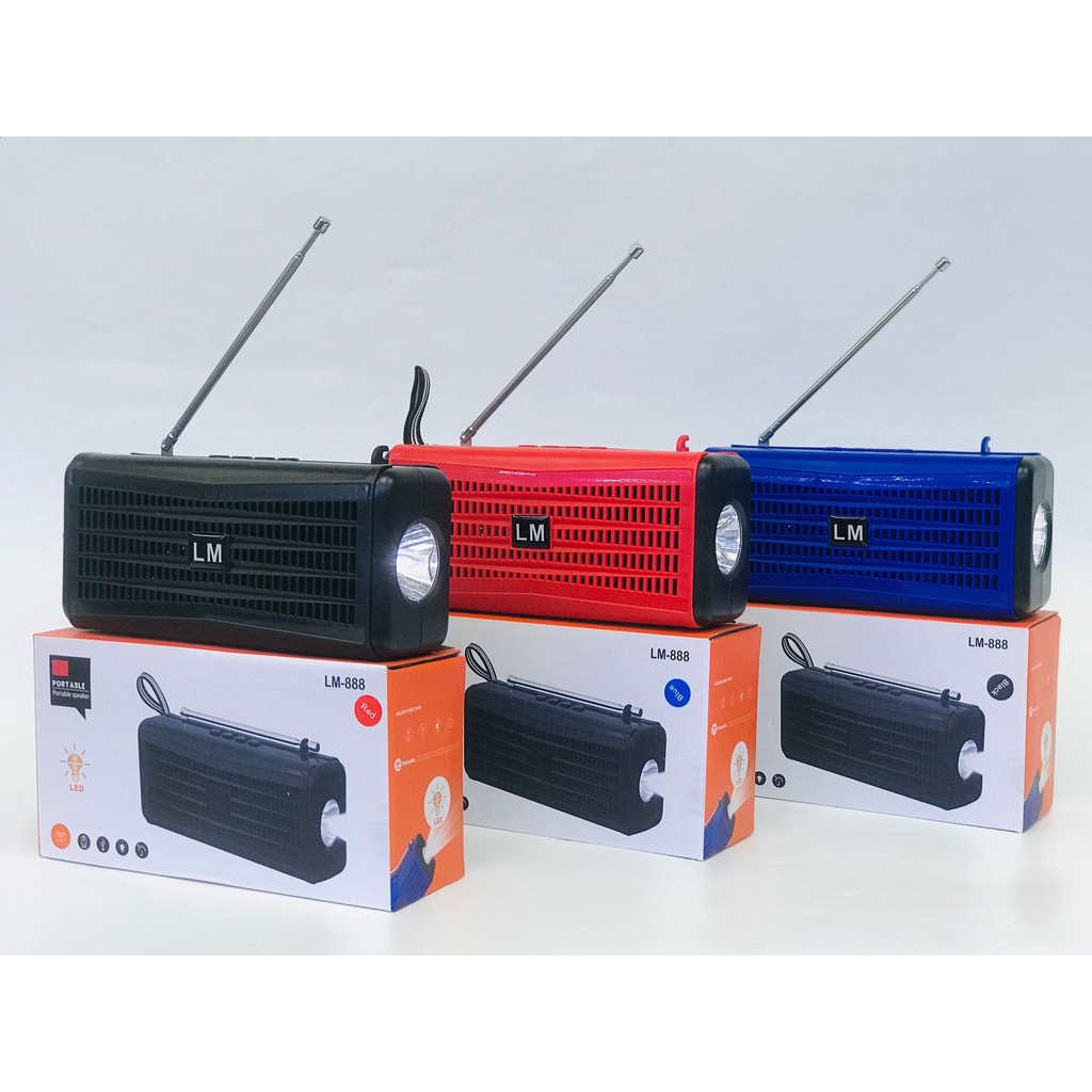 Loa bluetooth LM 888 kết hợp đài FM,AM