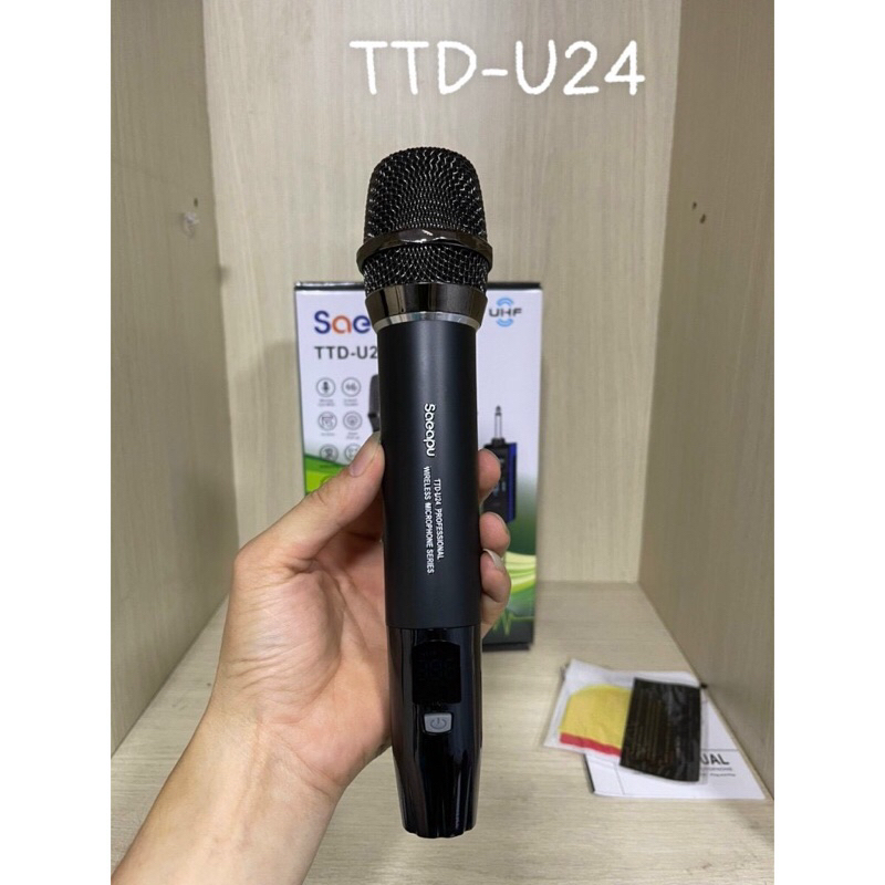 Bộ Mic karaoke không dây đa năng TTD-U24 UHF