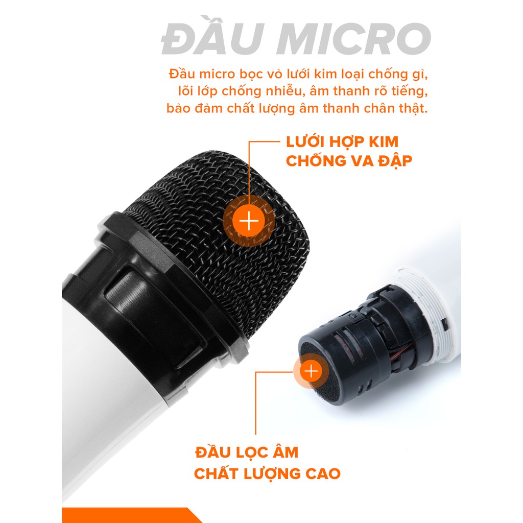 Micro Không Dây Đa Năng Karaoke C.O.K ST-122s