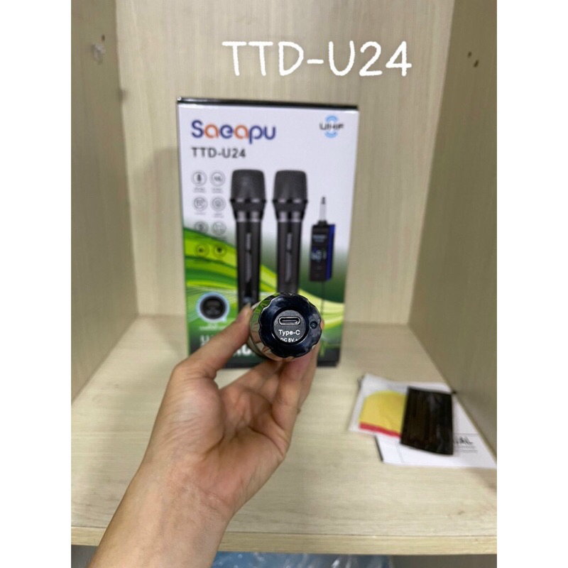 Bộ Mic karaoke không dây đa năng TTD-U24 UHF