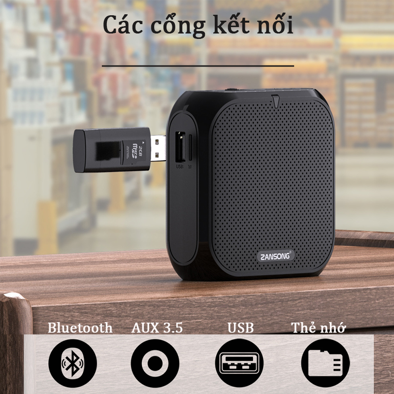 Mic trợ giảng ZANSONG M60