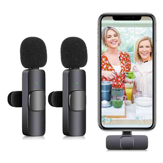 Micro Thu Âm Không Dây Cài Áo K9 Pro