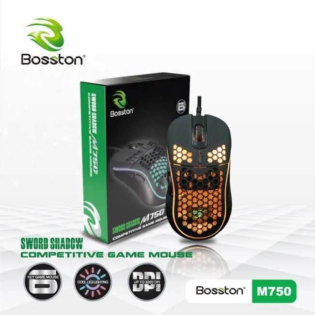 Chuột Bosston M750 có đèn Led