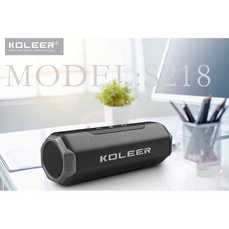 Loa bluetooth Koleer S218 - Bass Căng