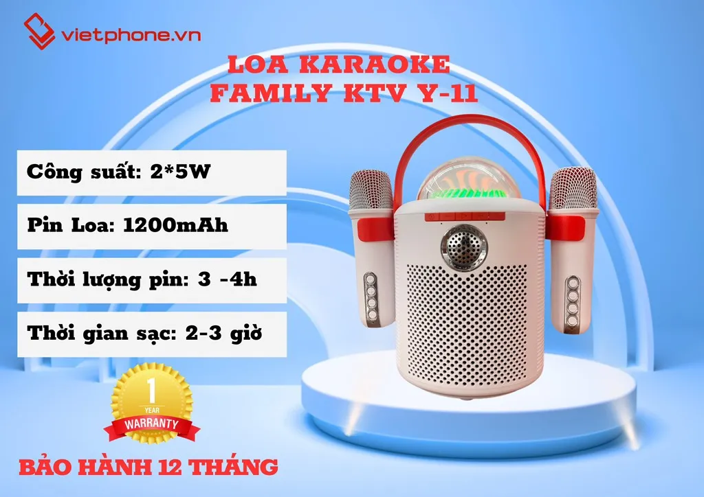 LOA KARAOKE FAMILY KTV Y-11 | Chính hãng - giá rẻ
