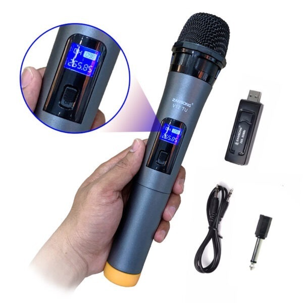 Micro không dây đa năng V12 TU - Chính hãng, giá rẻ, uy tín