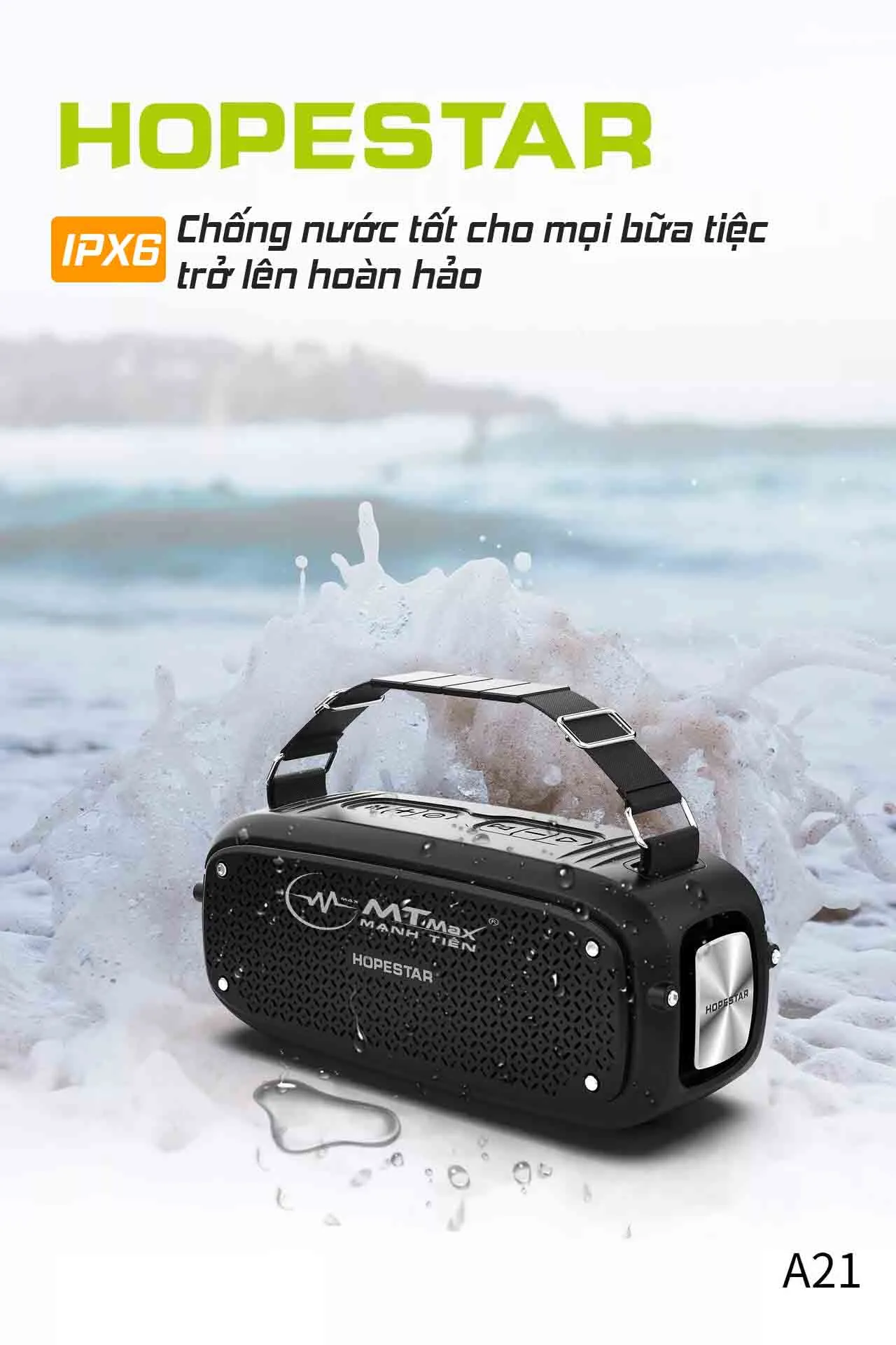 Loa bluetooth nghe nhạc Hopestar A21