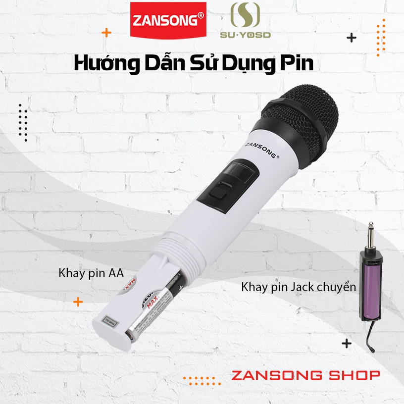 Mic karaoke không dây đa năng ZANSONG V21