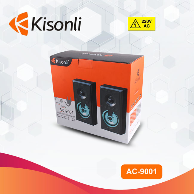 Loa vi tính 2.0 kisonli AC-9001 - Chính hãng, giá rẻ, uy tín